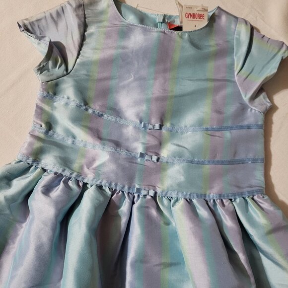 Gymboree Petit Four NWT size 4 silk dress. Has small storage rust spot on back. - Picture 3 of 4